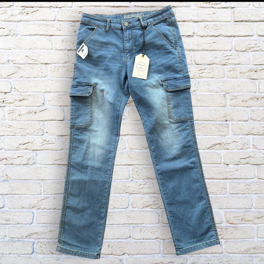 NWT Articles of Society Mens Relaxes Fit Jeans, Blue 30x32